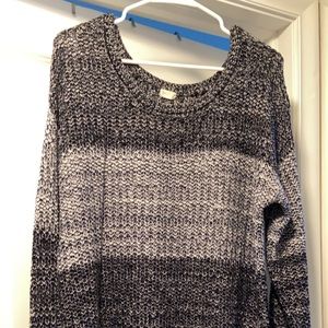 Garage oversized and off the shoulder sweater.